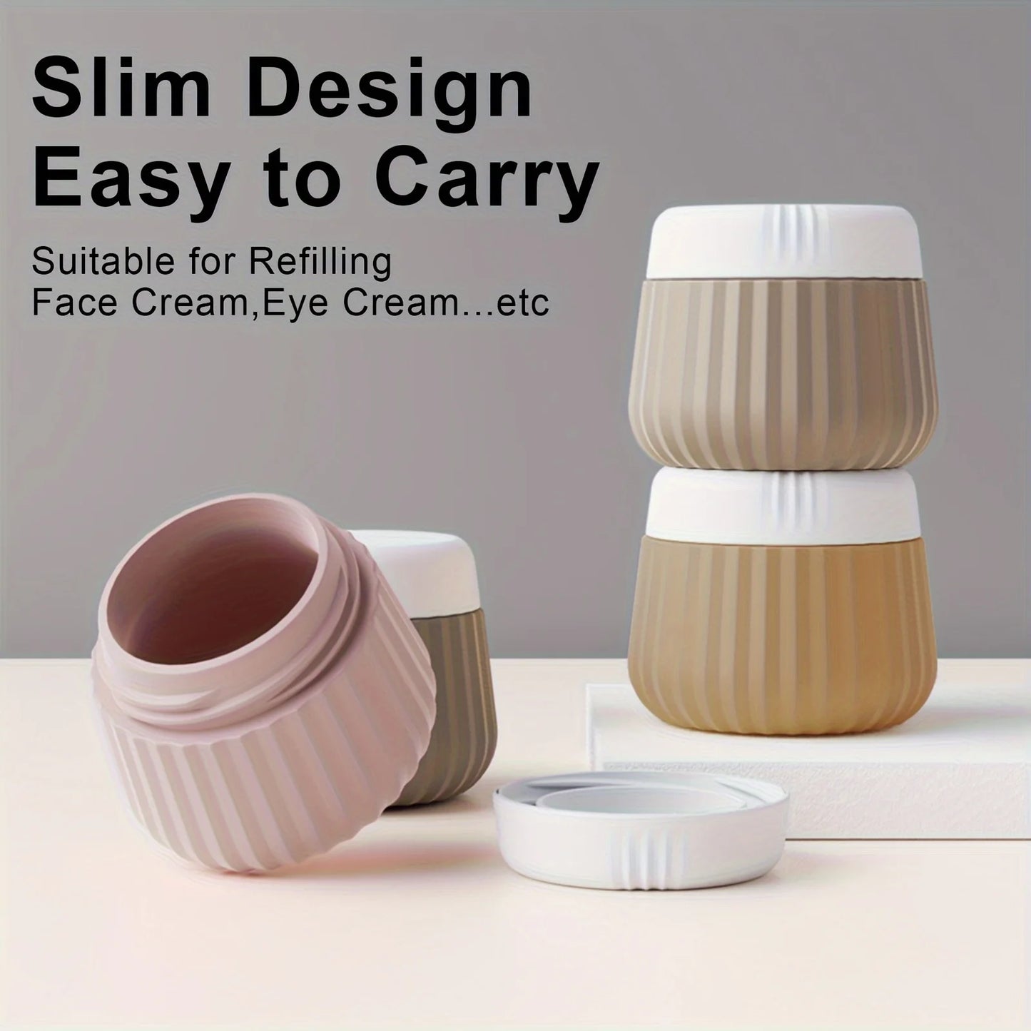 Travel Skincare Containers-Food Grade Silicon