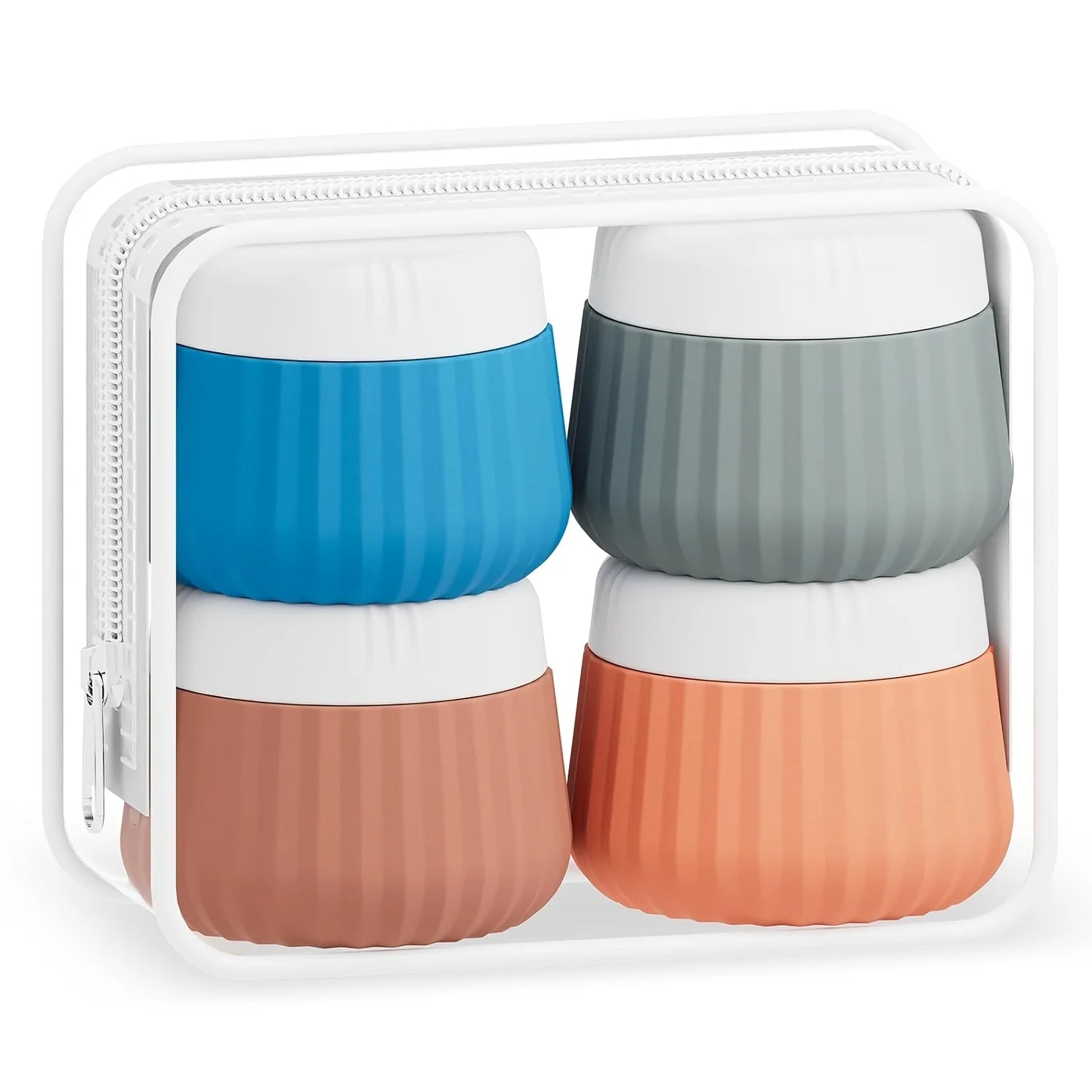 Travel Skincare Containers-Food Grade Silicon