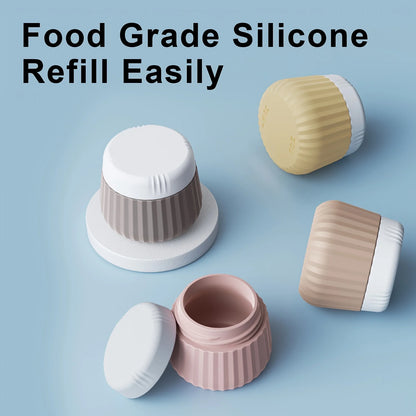 Travel Skincare Containers-Food Grade Silicon